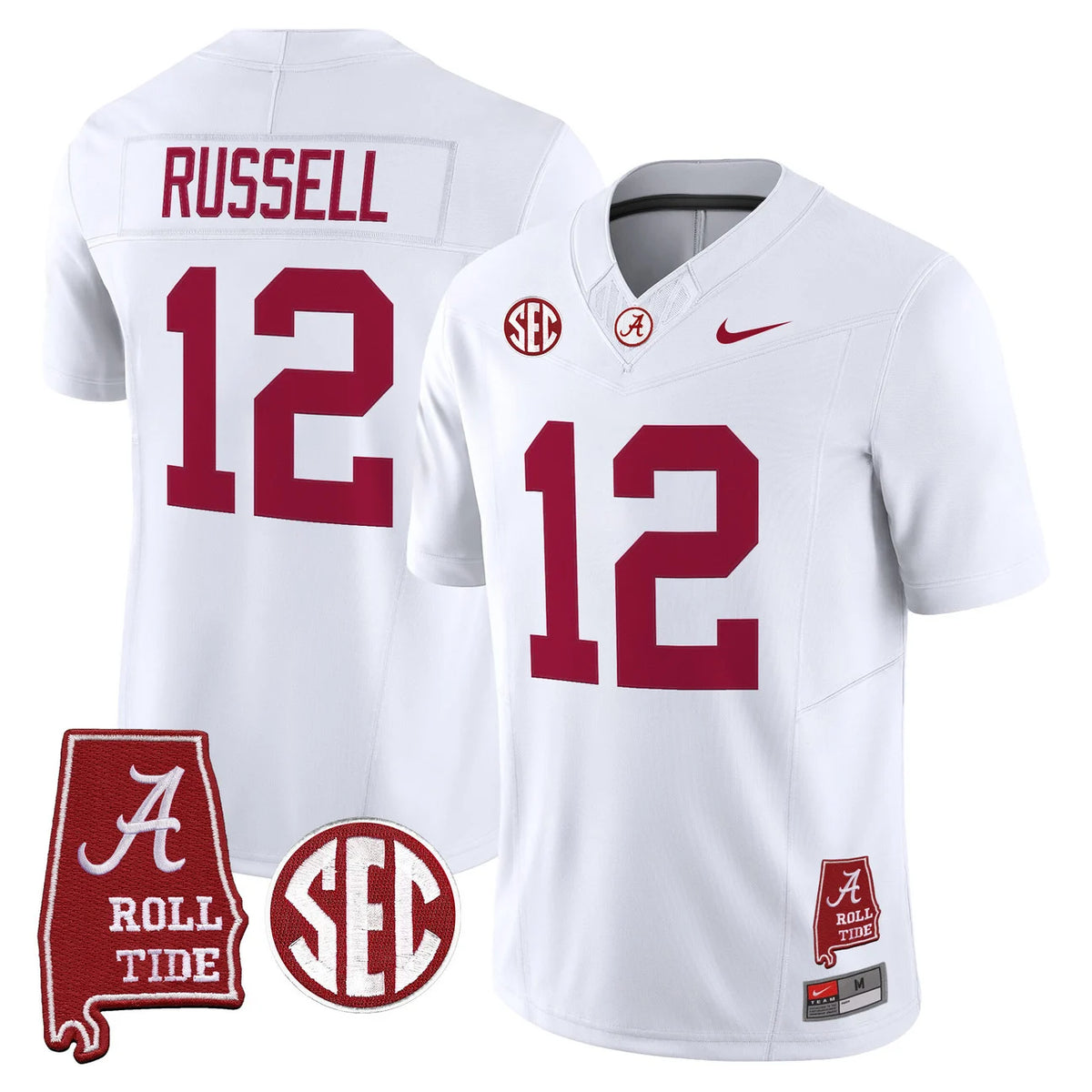 Men's Alabama Crimson Tide 2026 Vapor Limited Jersey - Alabama Map - All Stitched