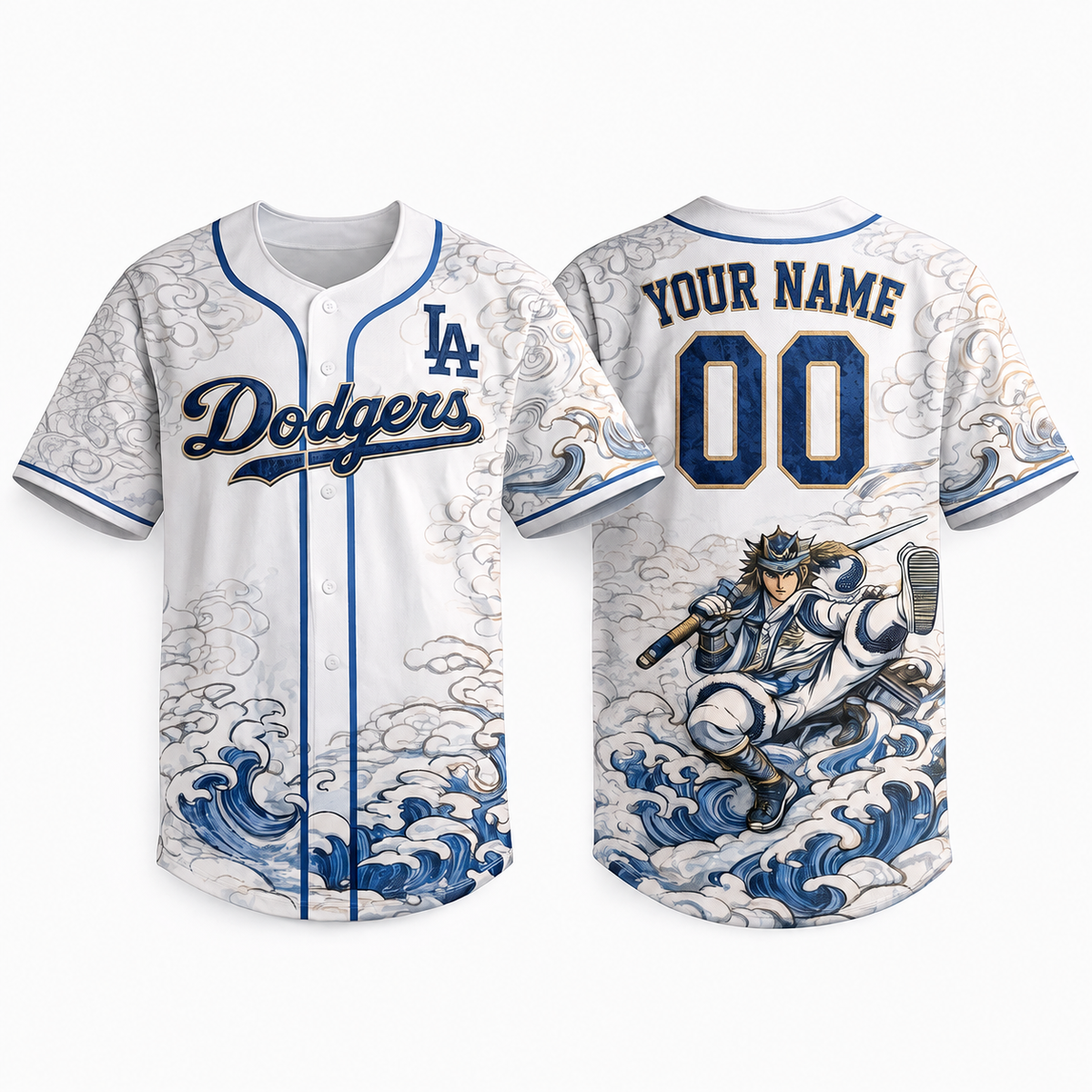 Samurai Anime Custom Jersey – All Stitched