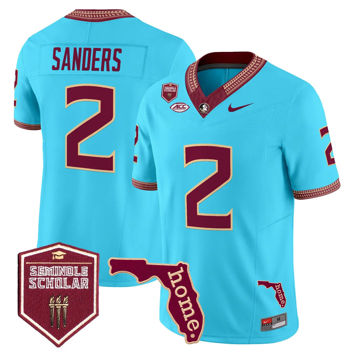 Men's Florida State Seminoles 2026 Seminole Scholar Patch Vapor Limited Jersey - All Stitched