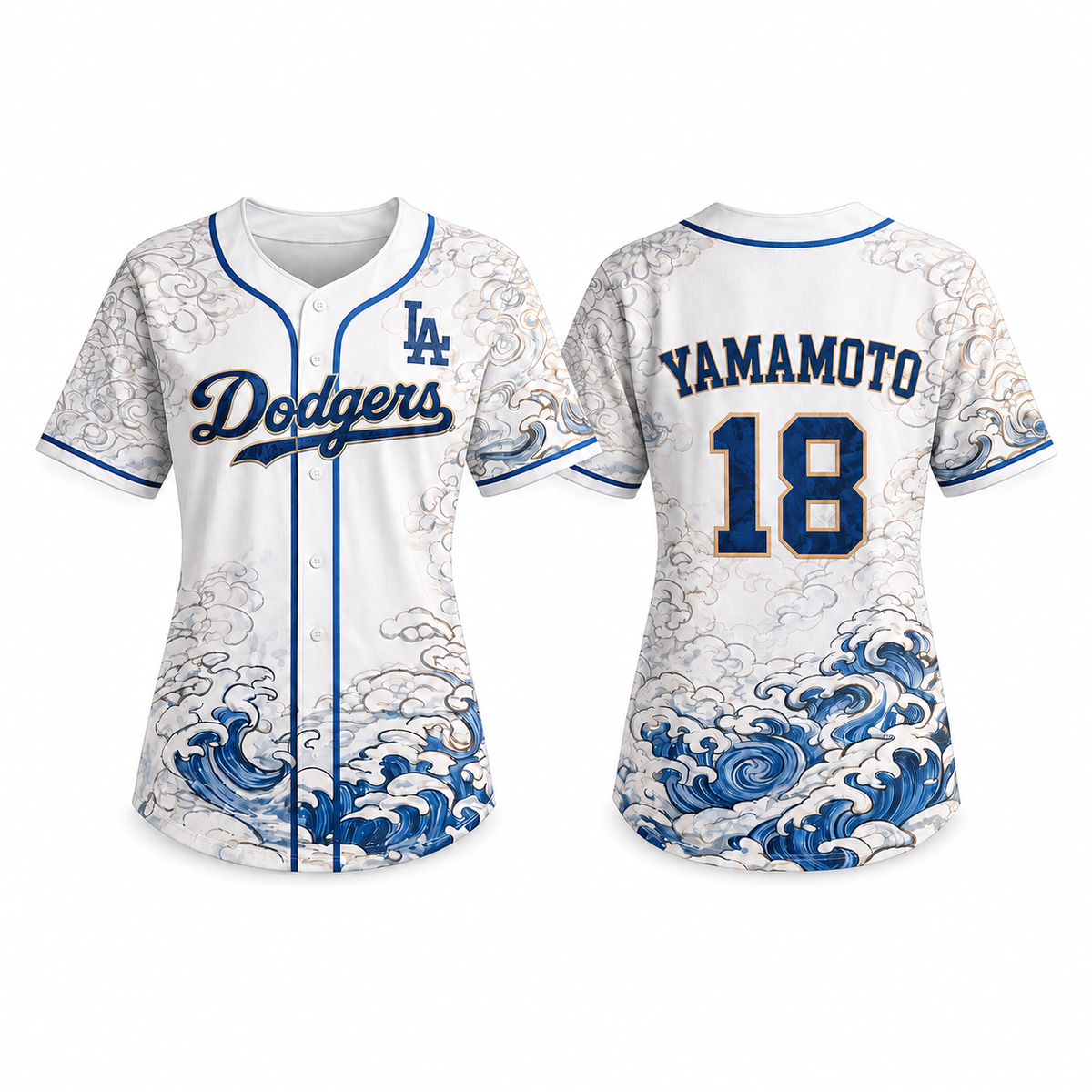Women's Los Angeles Wave Heritage Baseball Jersey