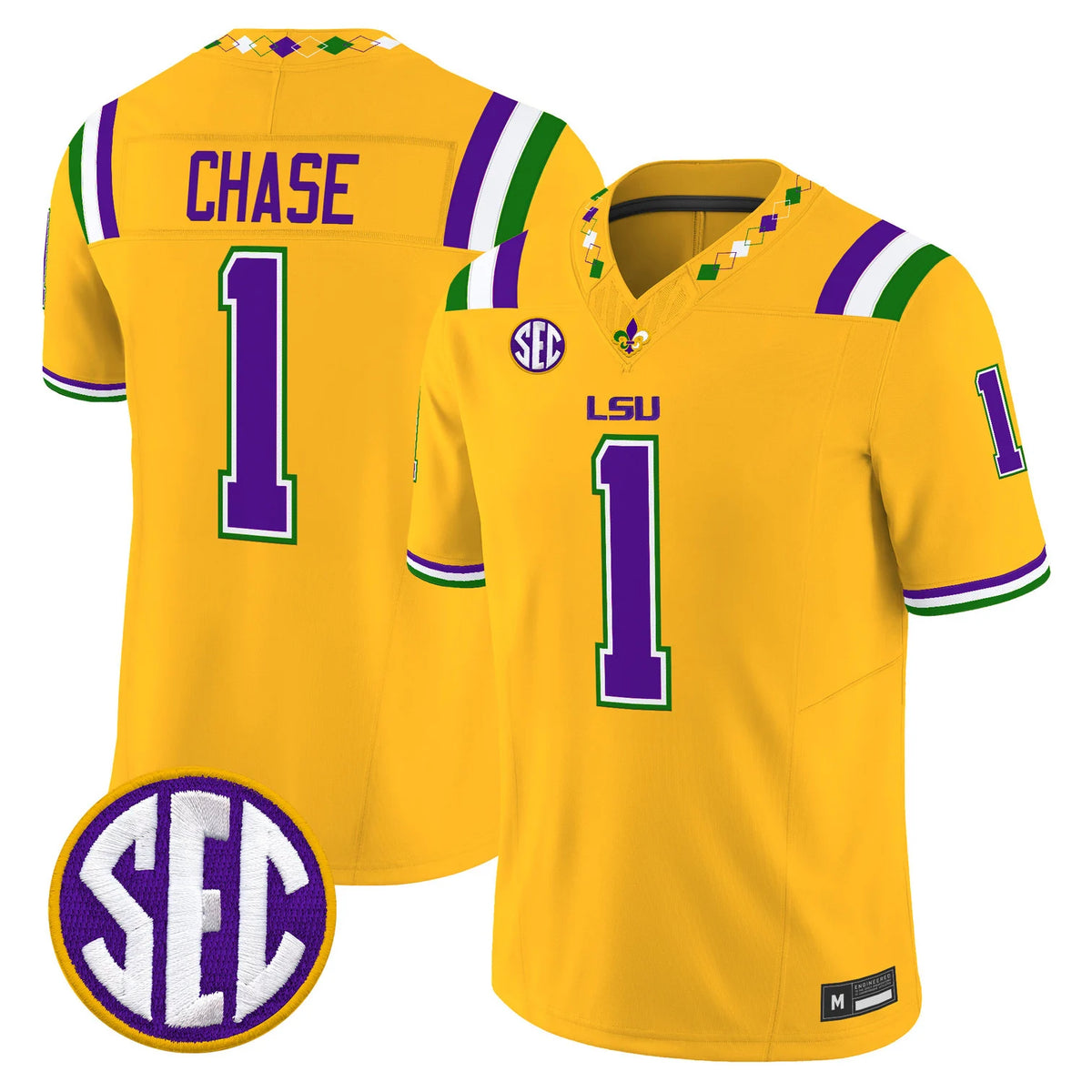 Men's LSU Tigers 2026 "Mardi Gras Edition" Vapor Limited Jersey - All Stitched