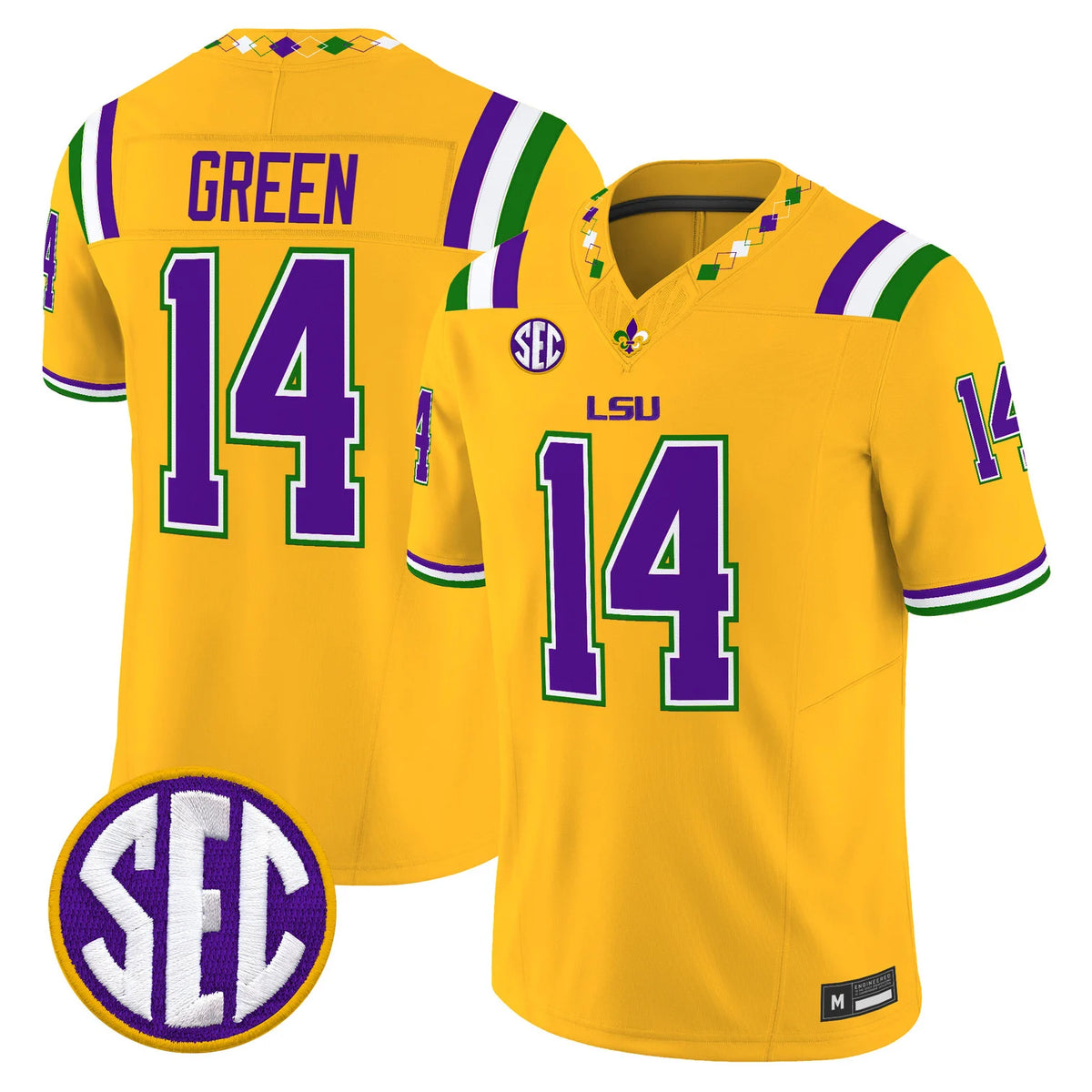 Men's LSU Tigers 2026 "Mardi Gras Edition" Vapor Limited Jersey - All Stitched