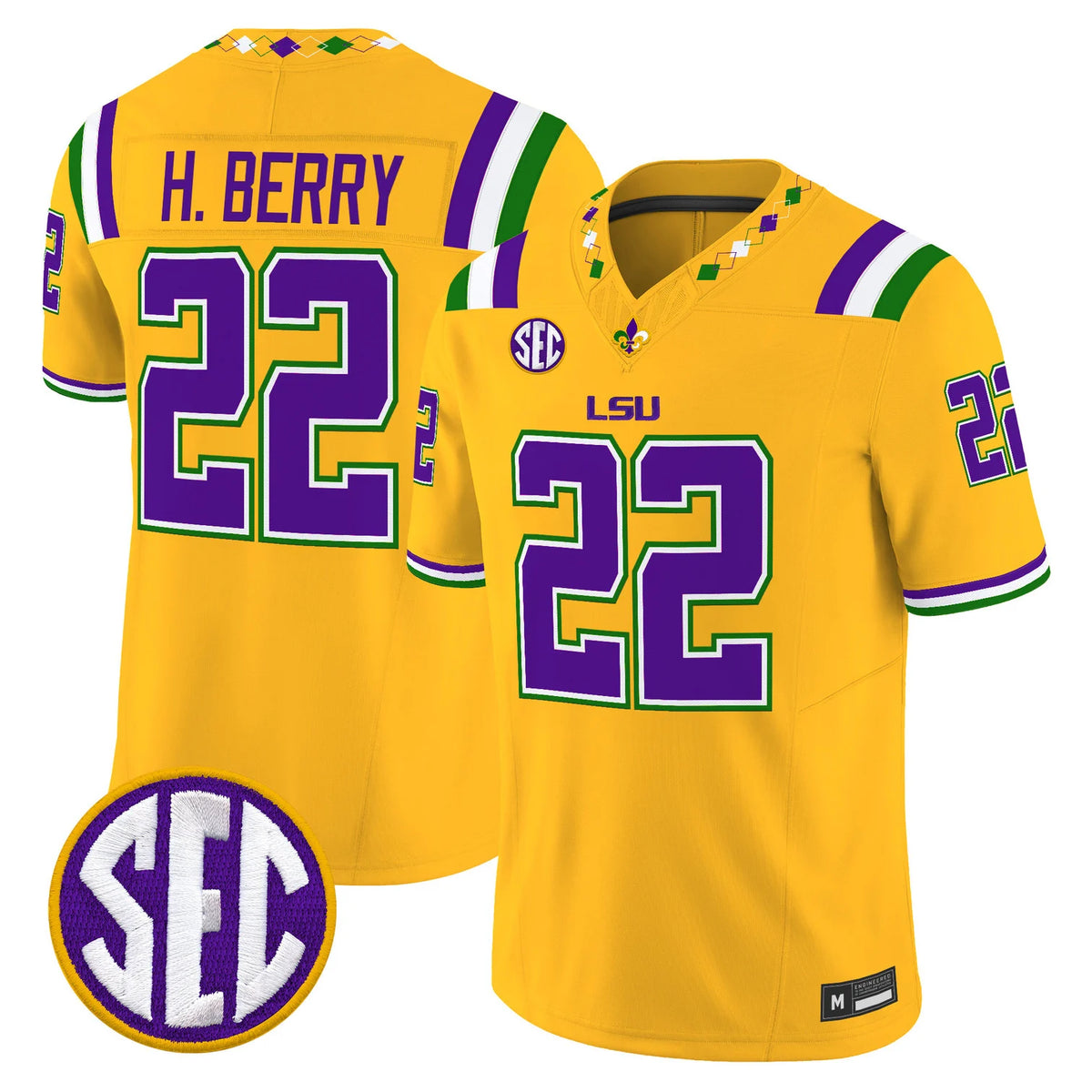 Men's LSU Tigers 2026 "Mardi Gras Edition" Vapor Limited Jersey - All Stitched