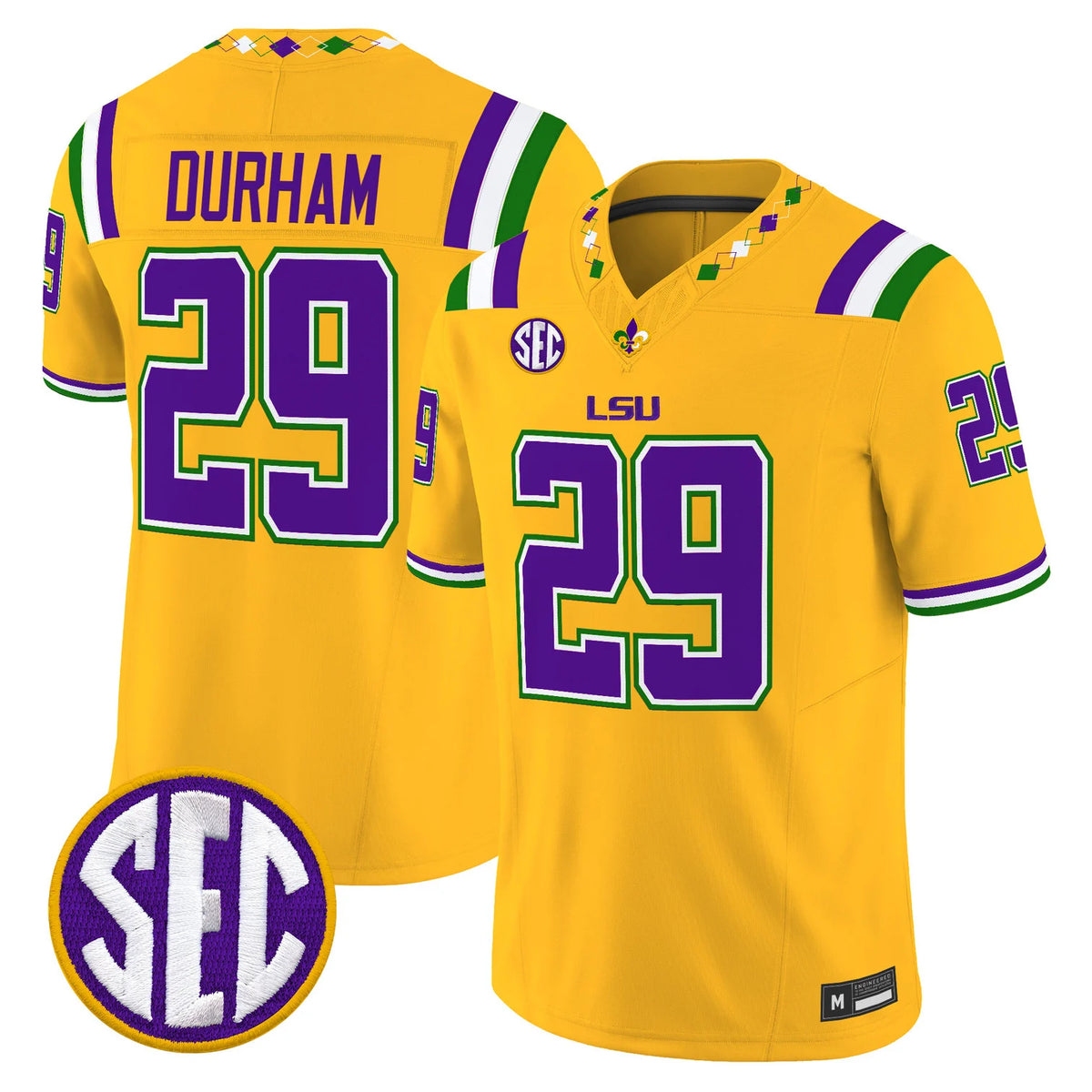 Men's LSU Tigers 2026 "Mardi Gras Edition" Vapor Limited Jersey - All Stitched