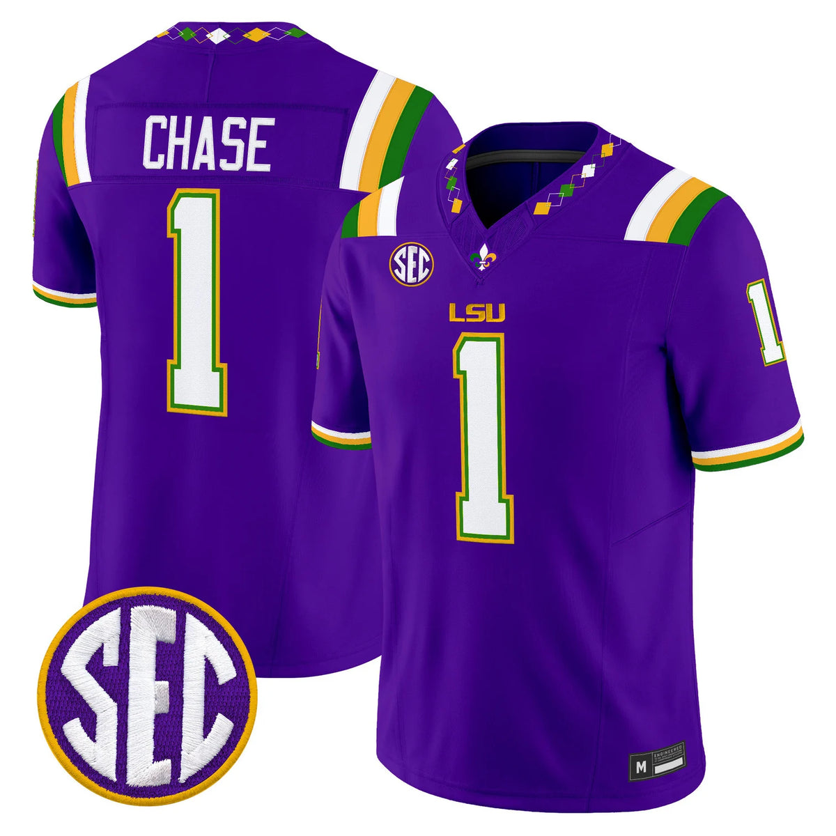 Men's LSU Tigers 2026 Mardi Gras Edition Jersey in purple
