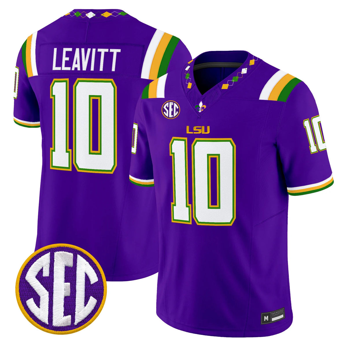 Men's LSU Tigers 2026 "Mardi Gras Edition" Vapor Limited Jersey - All Stitched