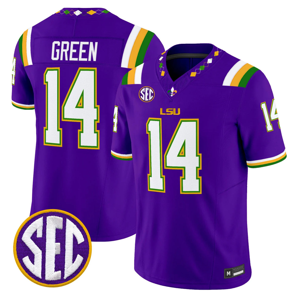 Men's LSU Tigers 2026 "Mardi Gras Edition" Vapor Limited Jersey - All Stitched