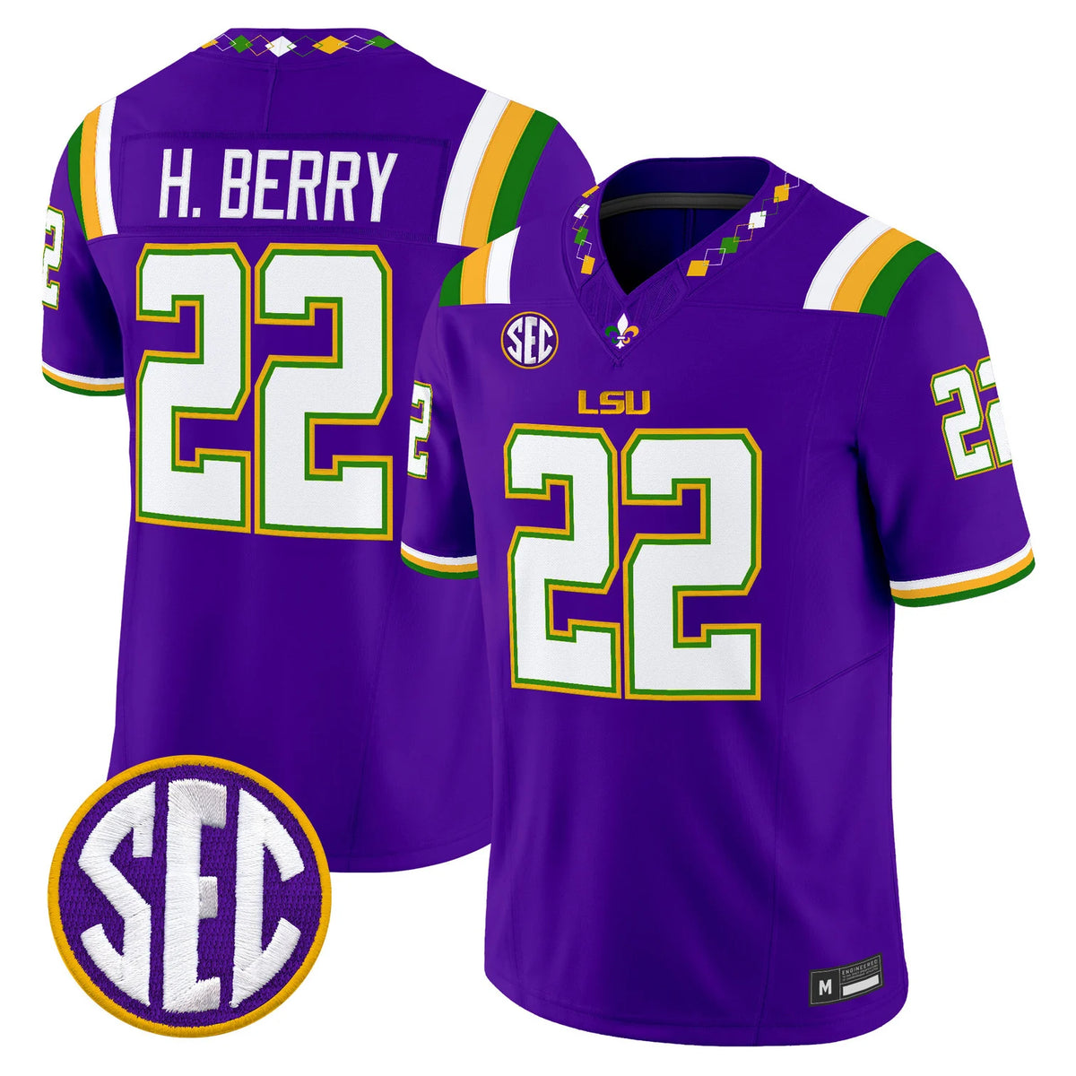 Men's LSU Tigers 2026 "Mardi Gras Edition" Vapor Limited Jersey - All Stitched