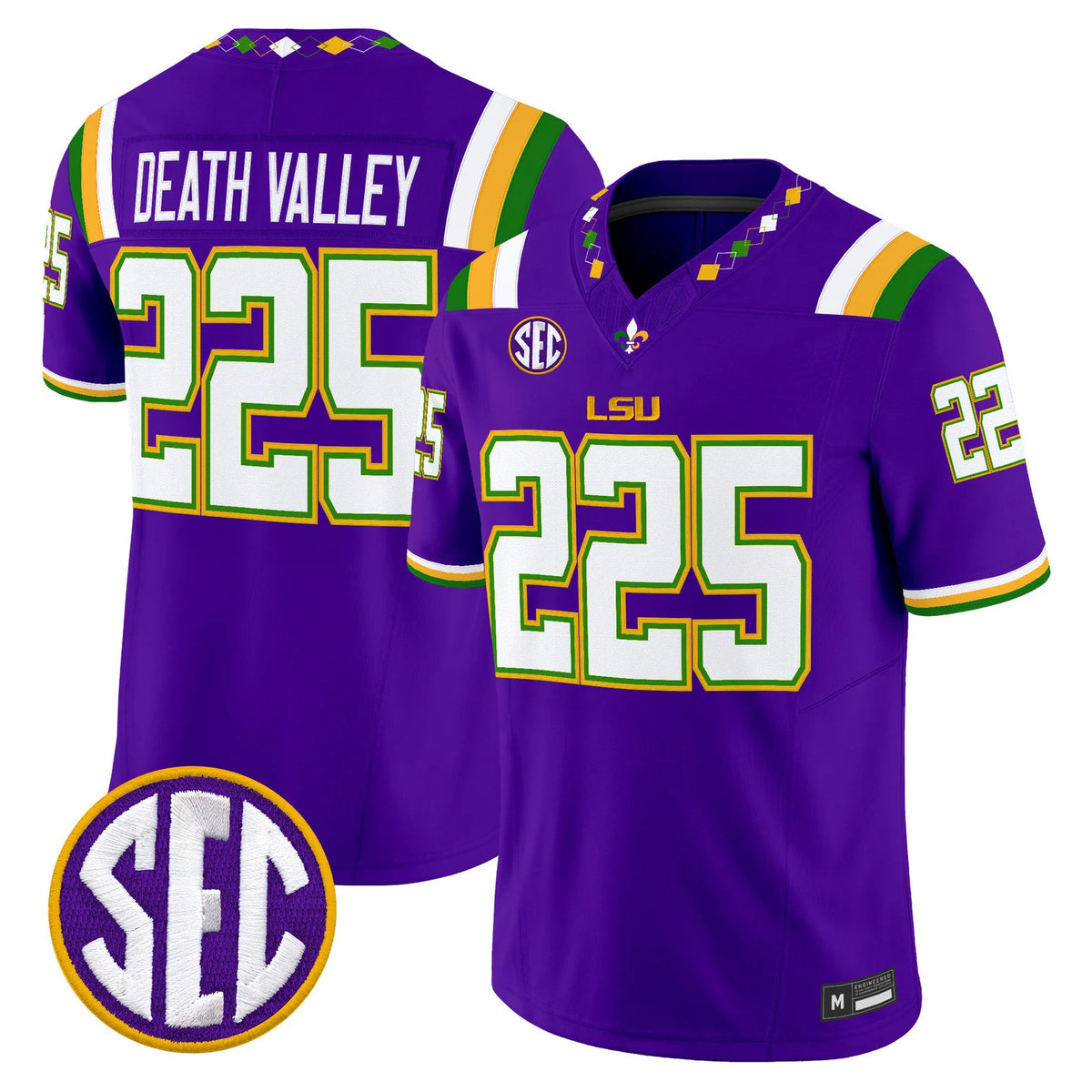 Men's LSU Tigers 2026 "Mardi Gras Edition" Vapor Limited Jersey - All Stitched