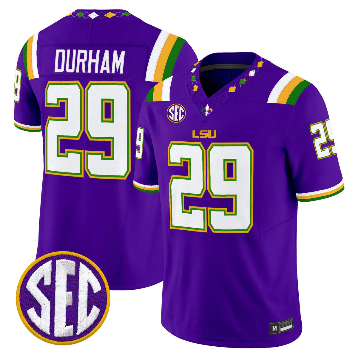 Men's LSU Tigers 2026 "Mardi Gras Edition" Vapor Limited Jersey - All Stitched