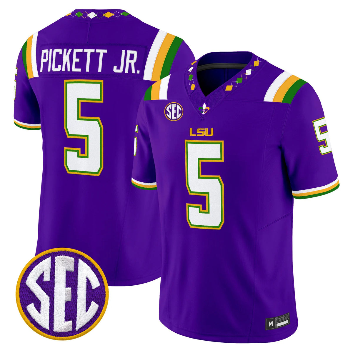 Men's LSU Tigers 2026 "Mardi Gras Edition" Vapor Limited Jersey - All Stitched