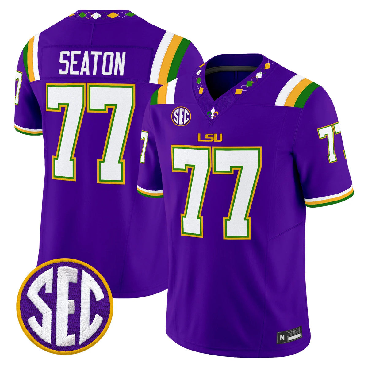 Men's LSU Tigers 2026 "Mardi Gras Edition" Vapor Limited Jersey - All Stitched