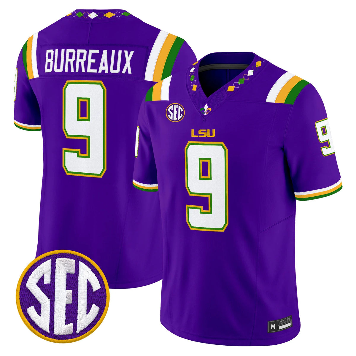 Men's LSU Tigers 2026 "Mardi Gras Edition" Vapor Limited Jersey - All Stitched