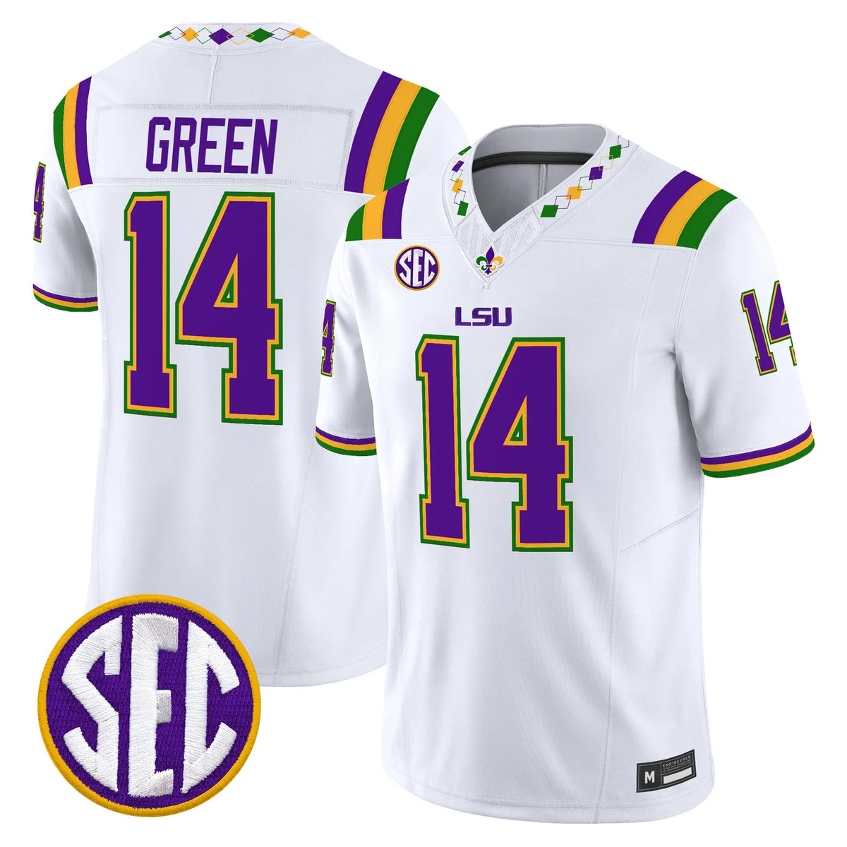 Men's LSU Tigers 2026 "Mardi Gras Edition" Vapor Limited Jersey - All Stitched