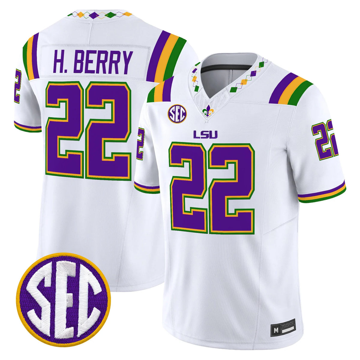 Men's LSU Tigers 2026 "Mardi Gras Edition" Vapor Limited Jersey - All Stitched