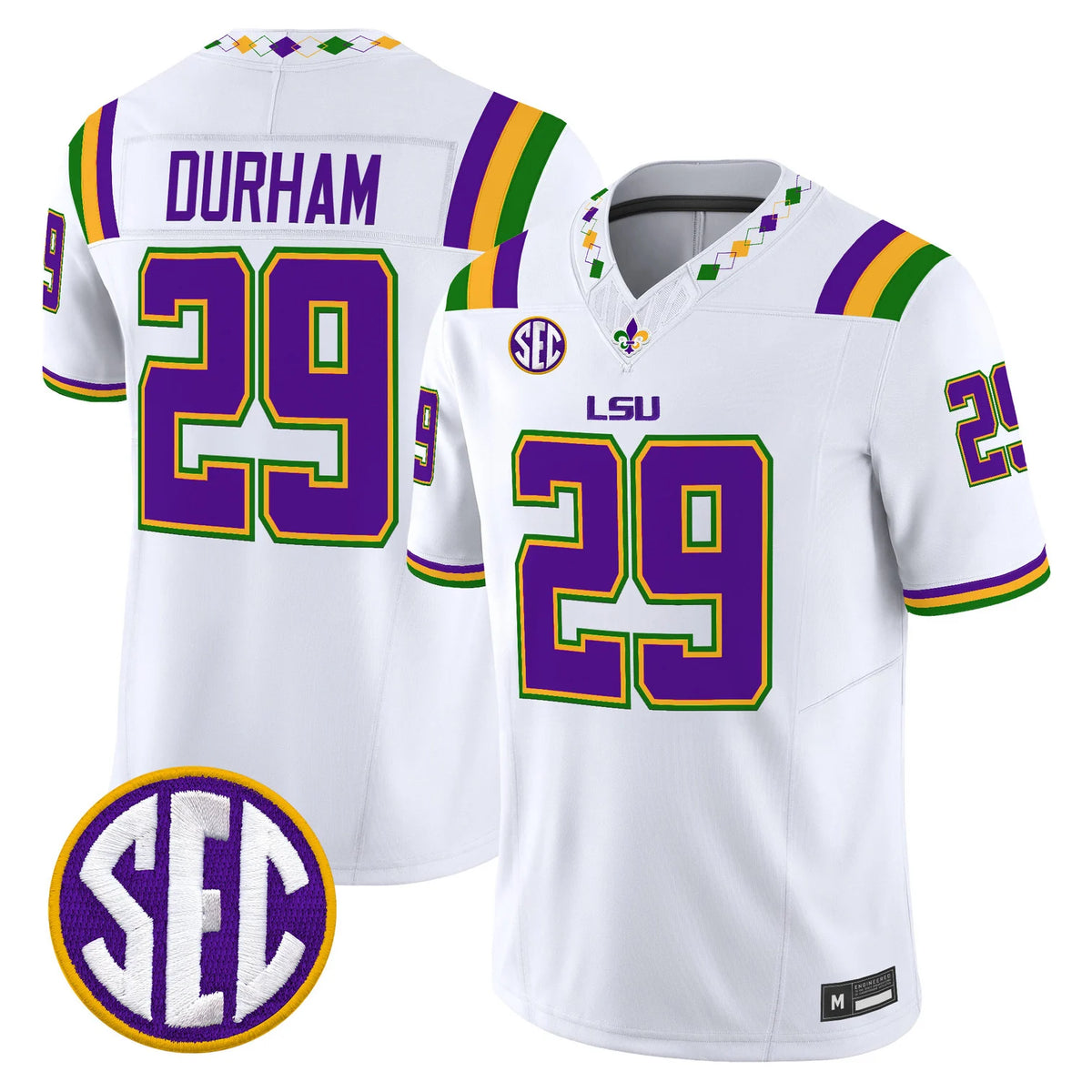Men's LSU Tigers 2026 "Mardi Gras Edition" Vapor Limited Jersey - All Stitched