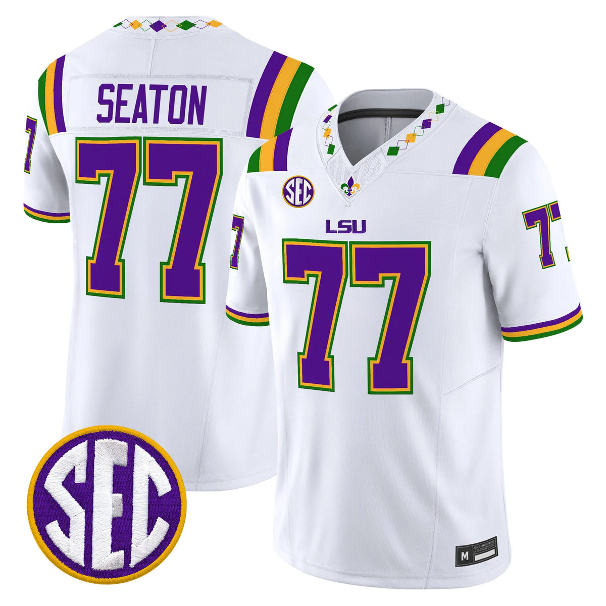 Men's LSU Tigers 2026 "Mardi Gras Edition" Vapor Limited Jersey - All Stitched