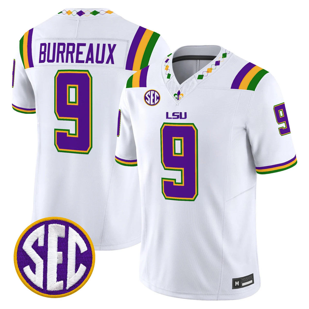 Men's LSU Tigers 2026 "Mardi Gras Edition" Vapor Limited Jersey - All Stitched