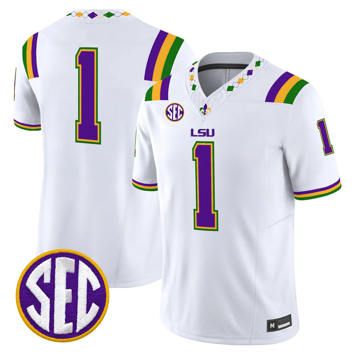 Men's LSU Tigers 2026 "Mardi Gras Edition" Vapor Limited Jersey - All Stitched