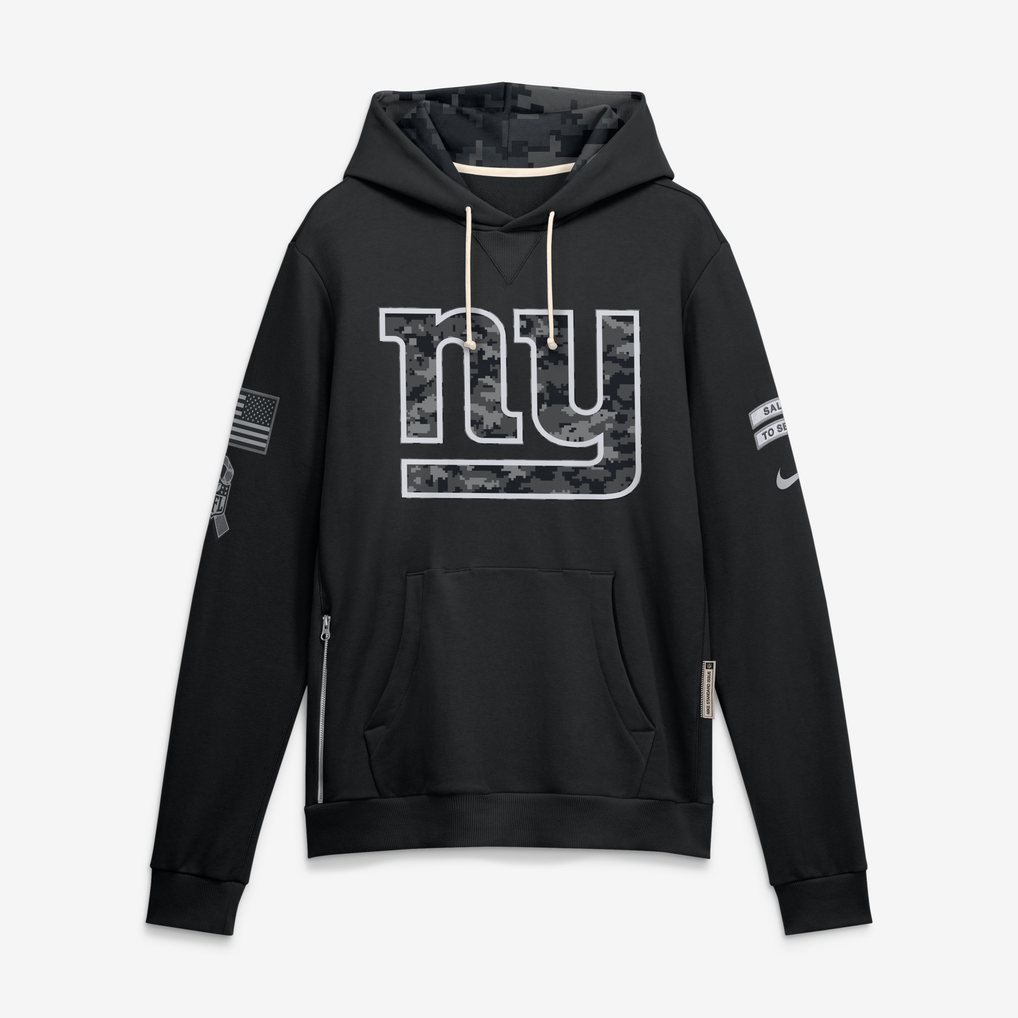 Men's New York Giants Black 2026 Salute to Service Sideline Dri-FIT Pullover Hoodie - image 1