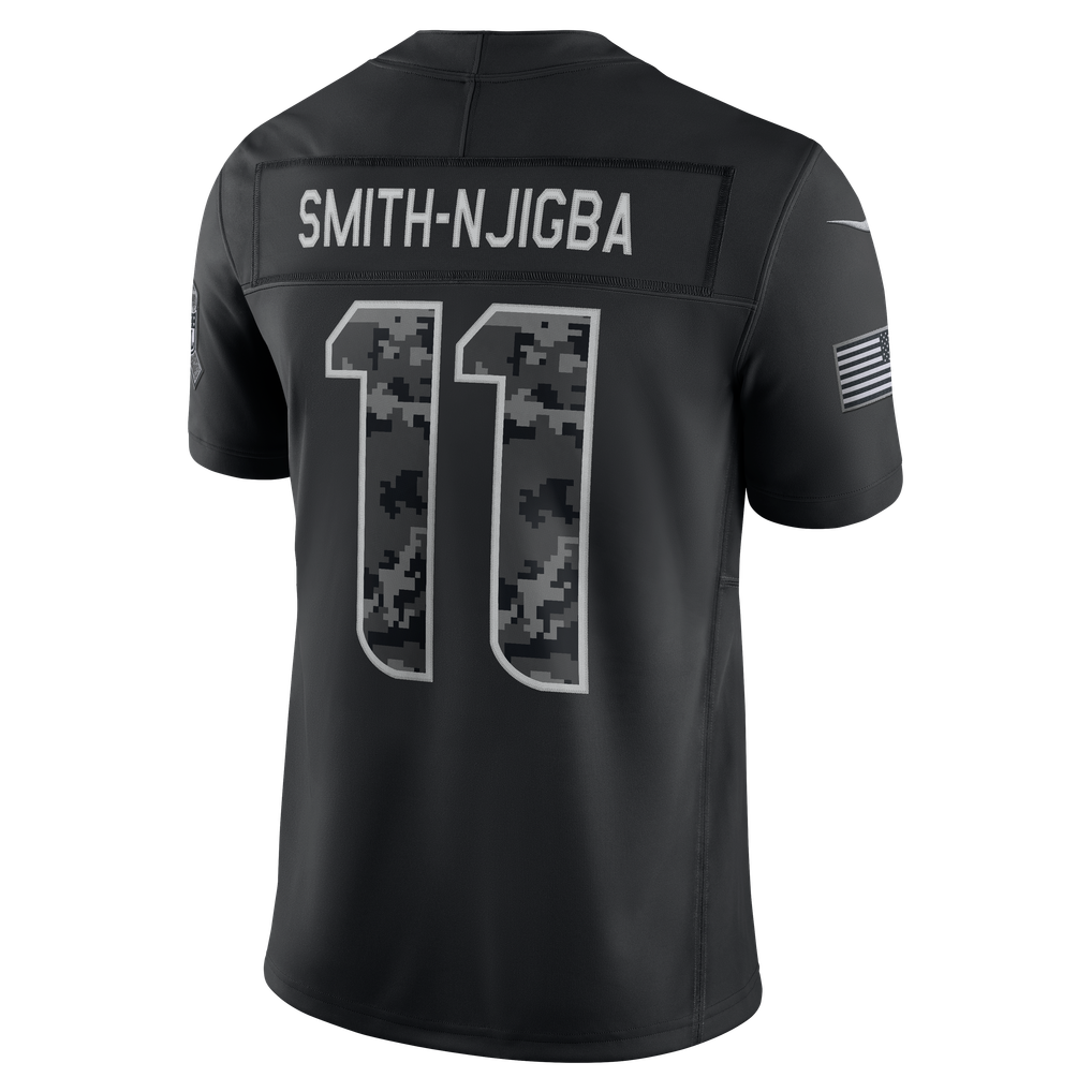 Men's Seattle Seahawks Jaxon Smith-Njigba Black 2026 Salute to Service Stitched Limited Jersey - image 3