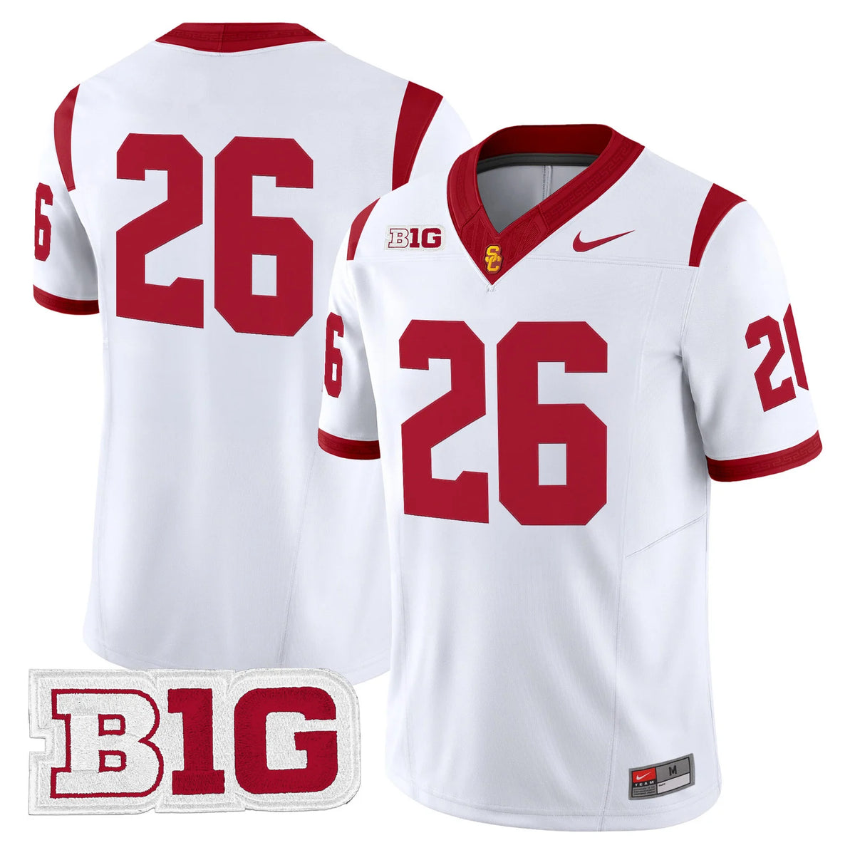 Men's USC Trojans 2026 Vapor Limited Jersey - No Name on Back - All stitched