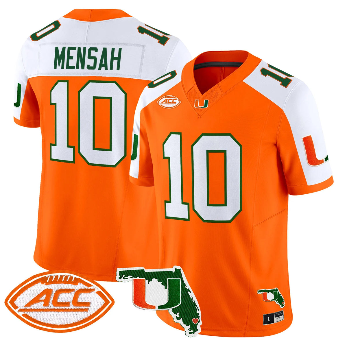 Men's Miami Hurricanes 2026 Florida Patch Vapor Limited Jersey - All Stitched
