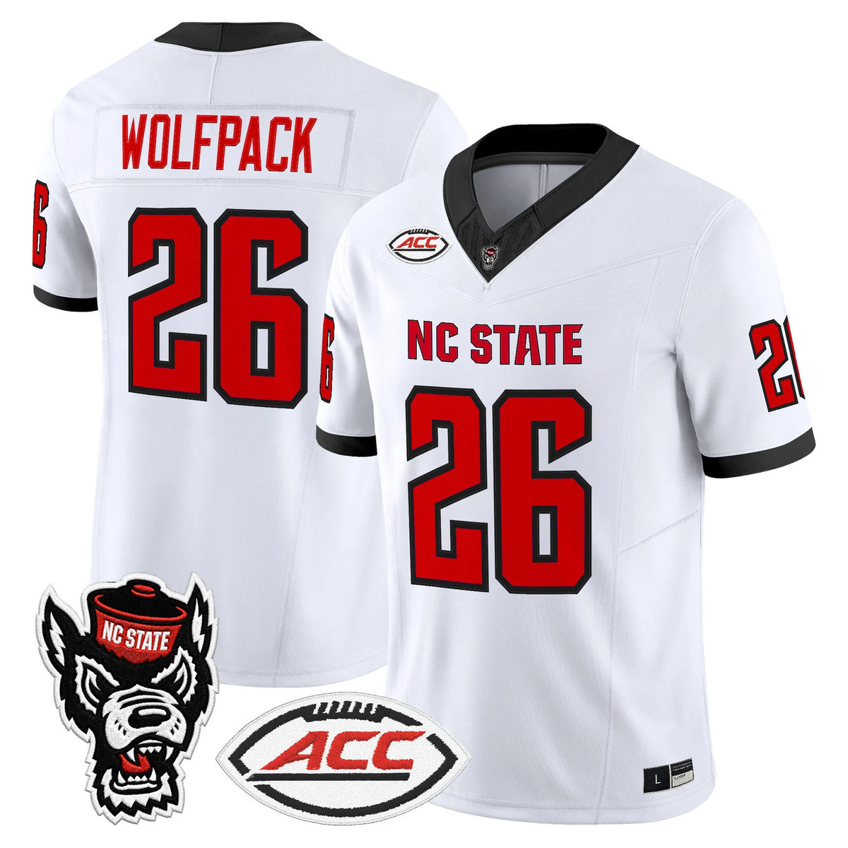 NC State Wolfpack 2026 White Vapor Limited Jersey