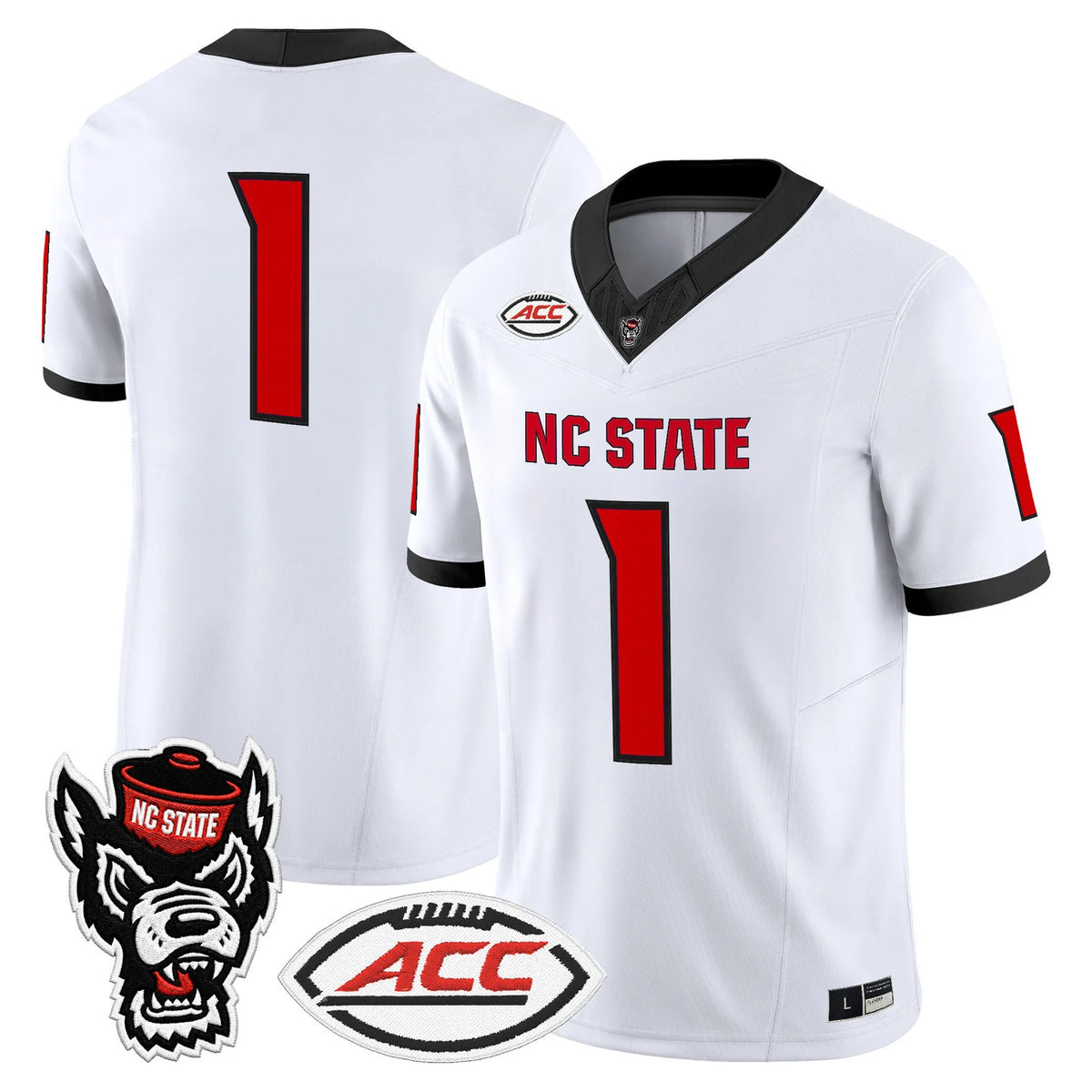 Men's NC State Wolfpack 2026 Vapor Limited Jersey in white