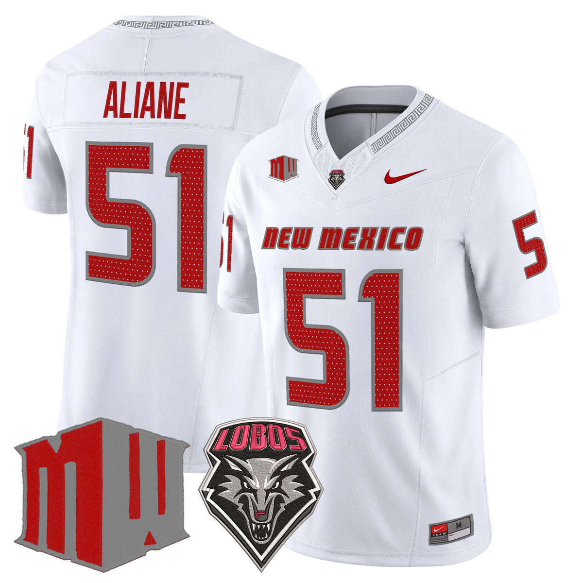 Men's New Mexico Lobos 2026 White Vapor Limited Jersey