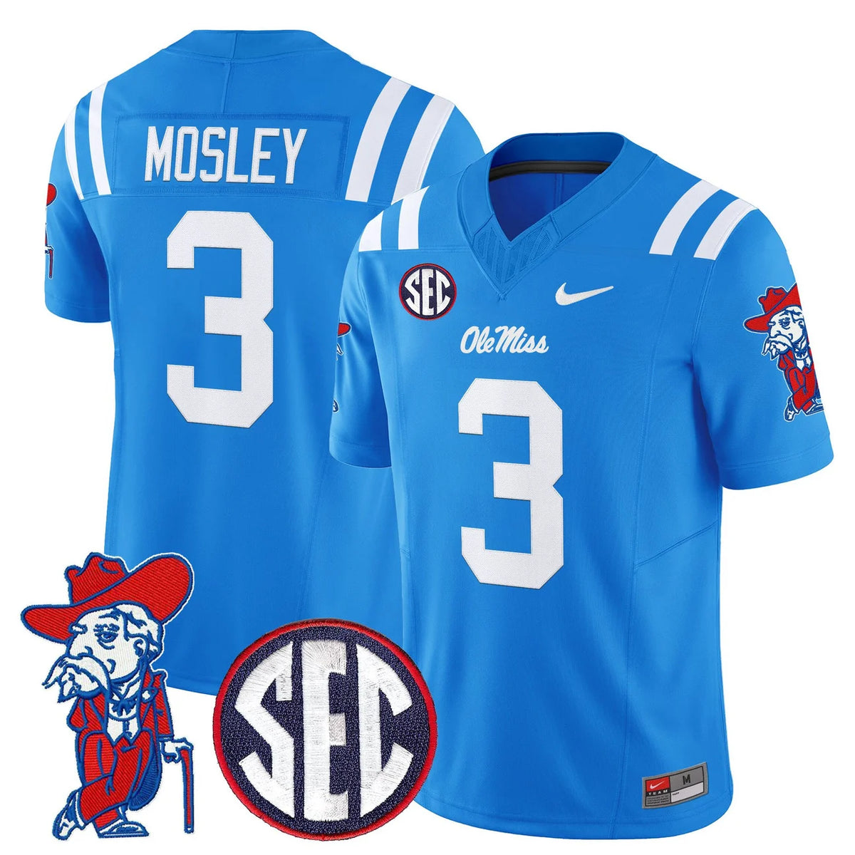 Men's Ole Miss Rebels 2026 Vapor Limited Jersey V2 - All Stitched