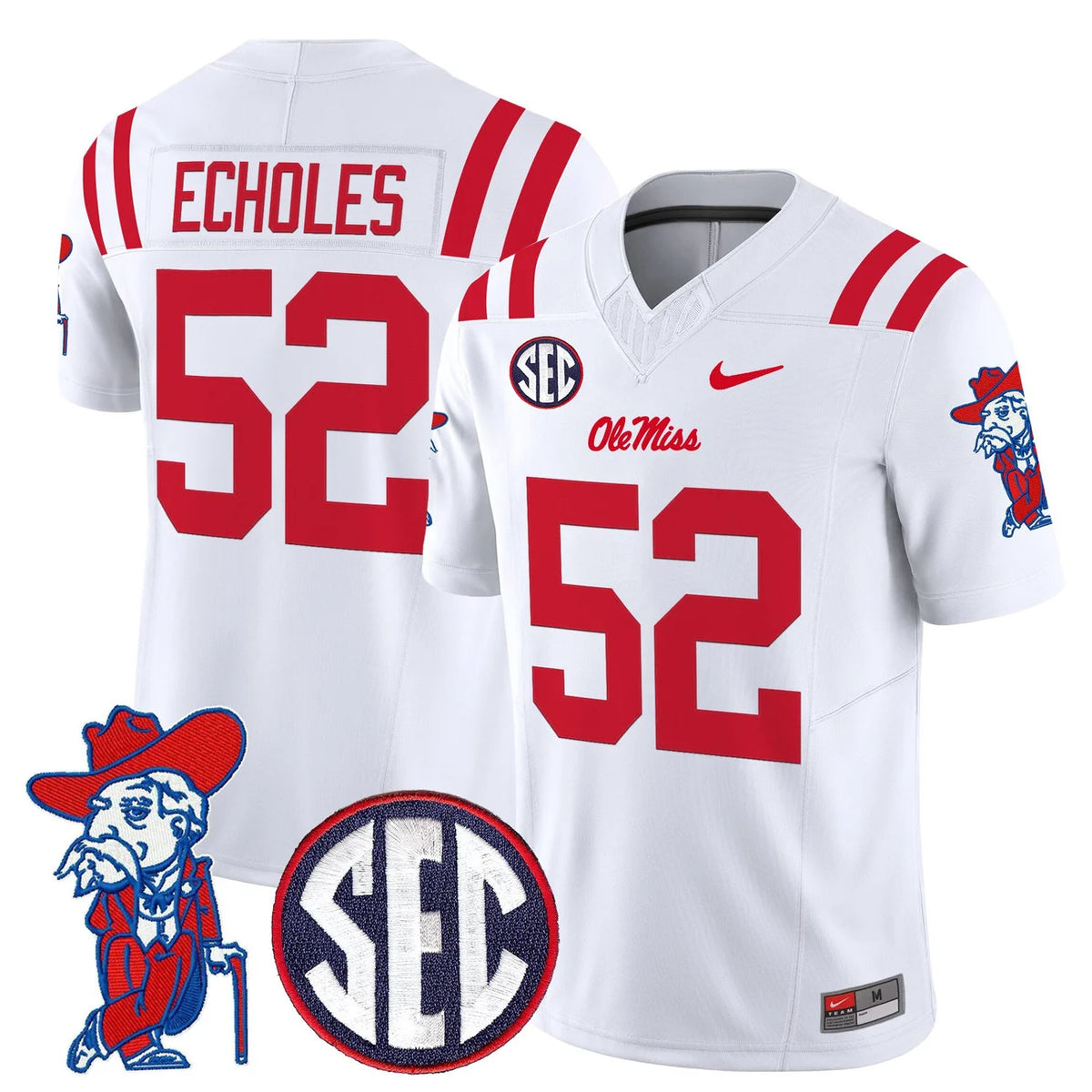 Men's Ole Miss Rebels 2026 Vapor Limited Jersey V2 - All Stitched