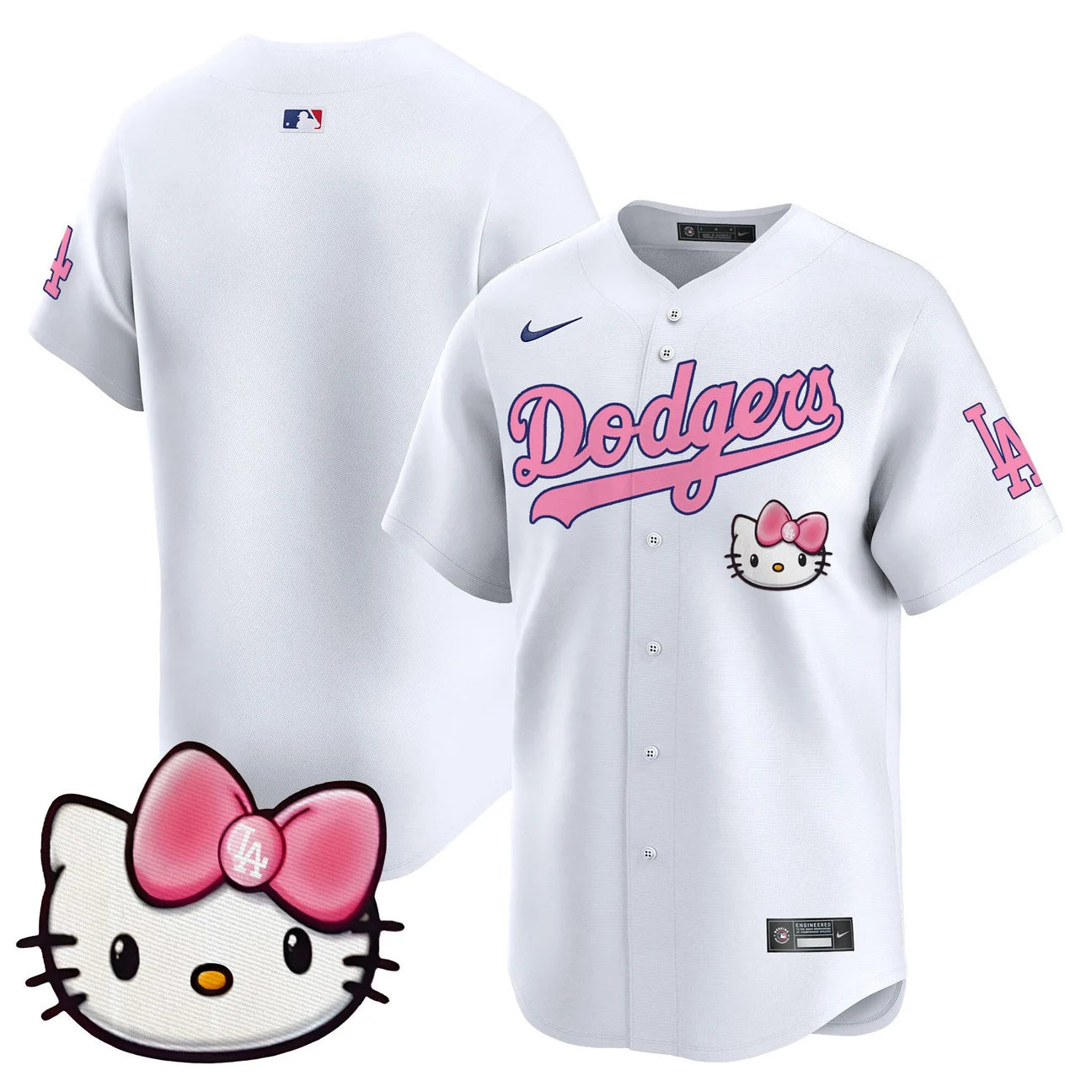 Unisex Dodgers Hello Kitty Vapor Premier Limited Jersey – All Stitched