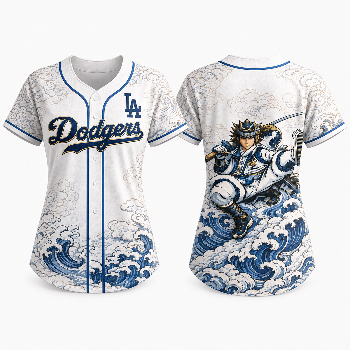 Dodgers&Samurai Anime Jersey – All Stitched