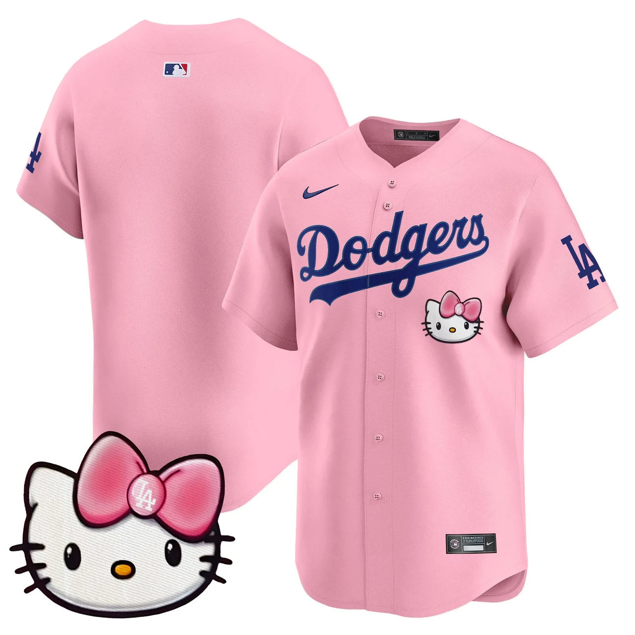 Unisex Dodgers Hello Kitty Vapor Premier Limited Jersey – All Stitched