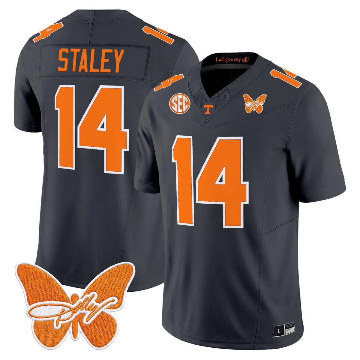 Men's Tennessee Volunteers Dolly Parton Patch Vapor Limited Jersey - All Stitched