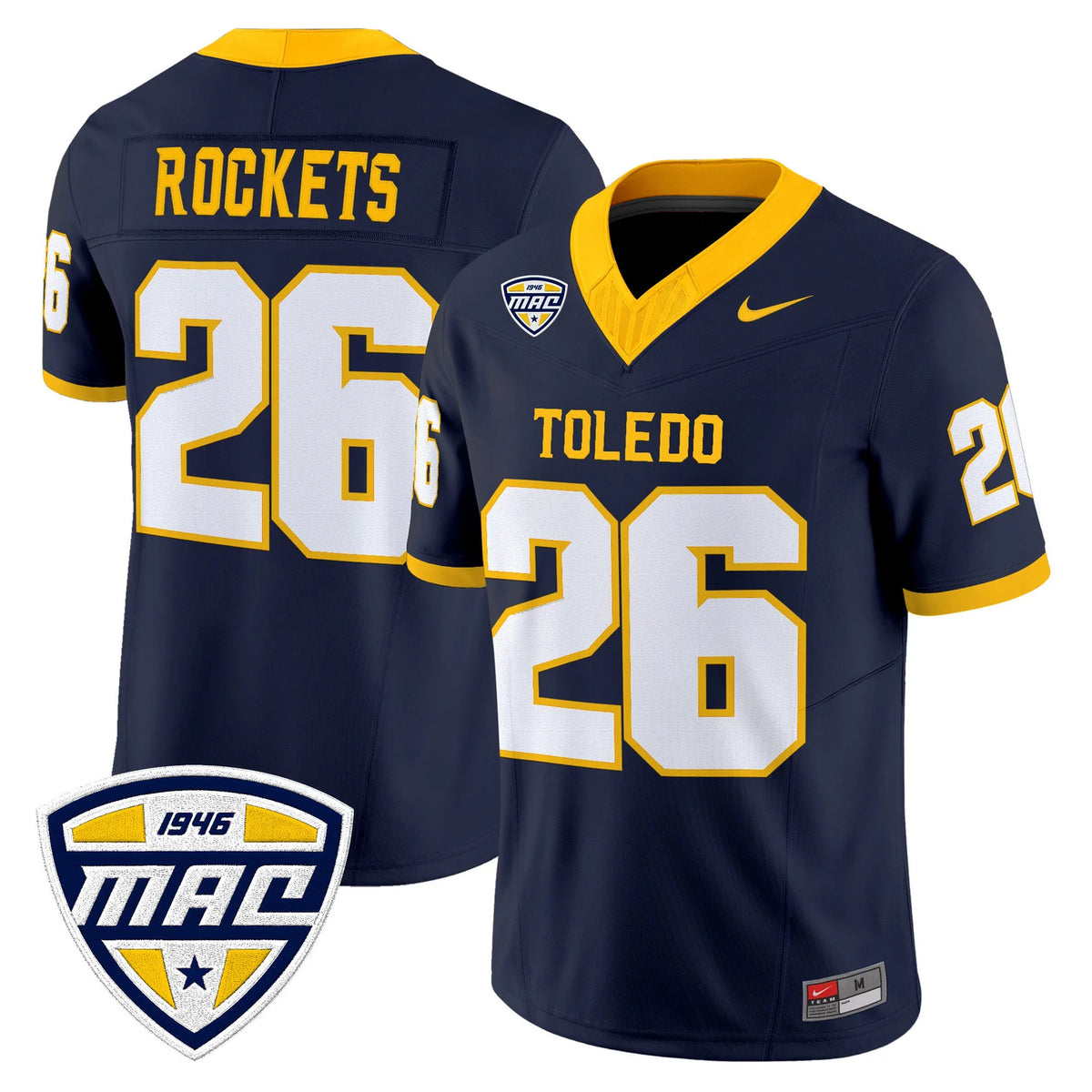 Men's Toledo Rockets 2026 Vapor Limited Jersey - All Stitched