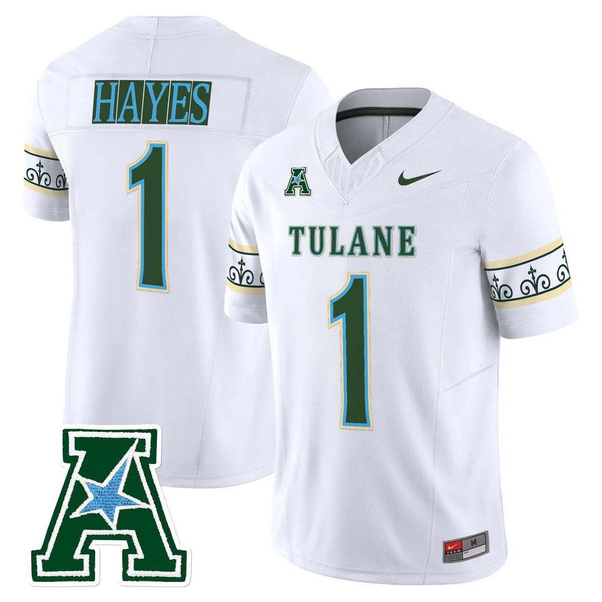 Tulane Green Wave 2025 City Edition Football Jersey in White Color
