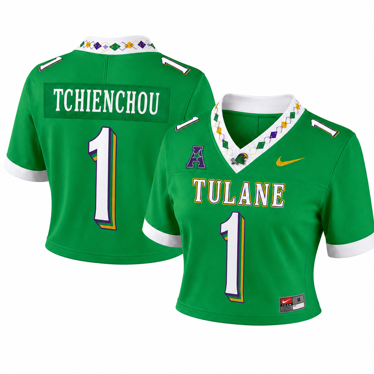 Women's Tulane Green Wave 2026 'City Edition' Crop Top Jersey - All Stitched