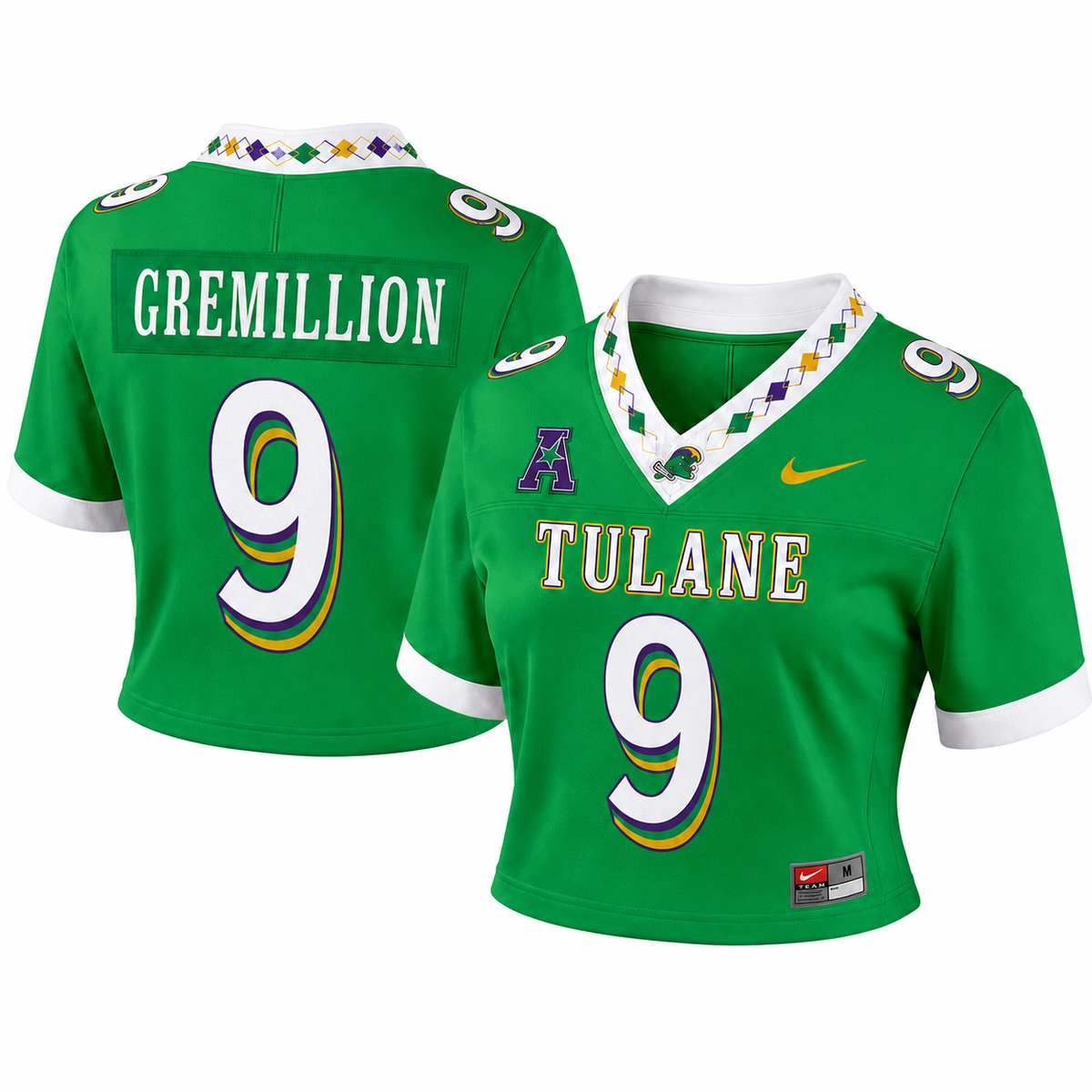 Tulane Green Wave 2026 City Edition Women's Crop Top Jersey