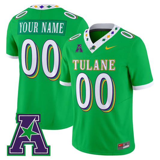 Tulane Green Wave 2026 Custom Football Jersey