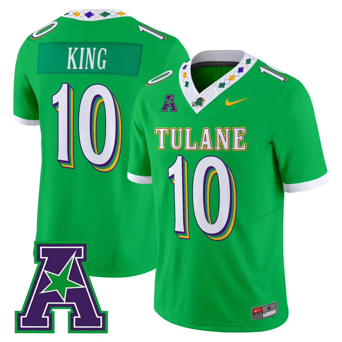 Tulane Green Wave 2026 'City Edition' Vapor Limited Jersey - All Stitched