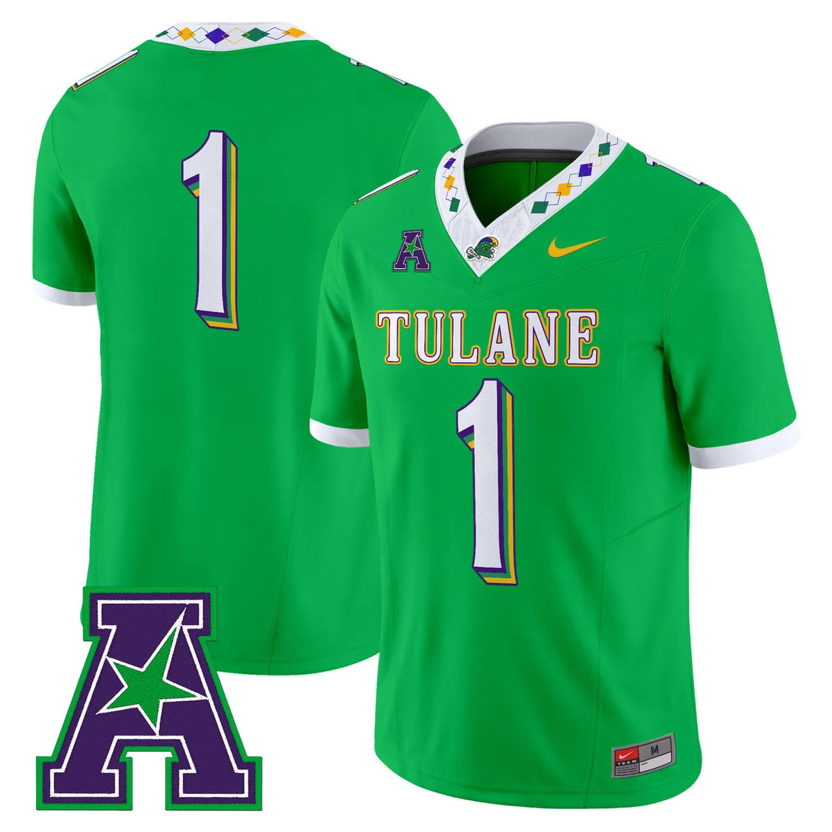 Tulane Green Wave 2026 'City Edition' Vapor Limited Jersey - All Stitched