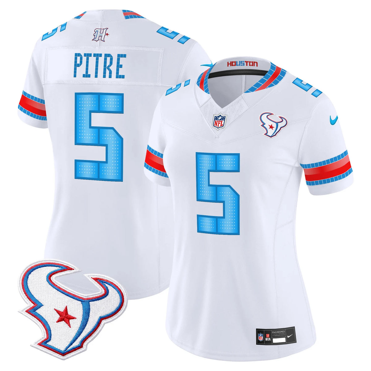 Woemn's Houston Texans 2026 "Rivalries" Stitched Jersey